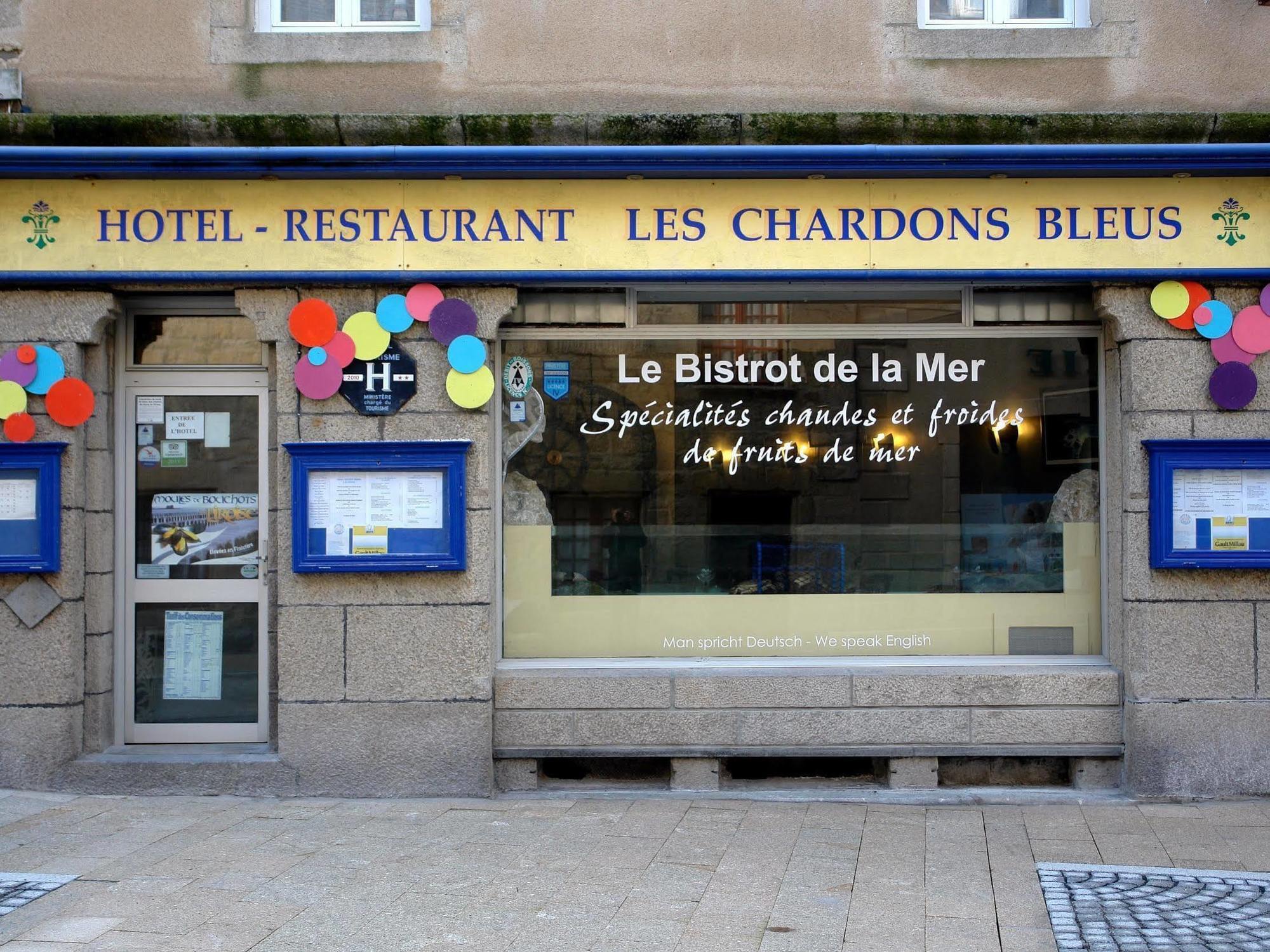 Logis Hotel Les Chardons Bleus Restaurant Le Bistrot De La Mer Roscoff Exteriör bild